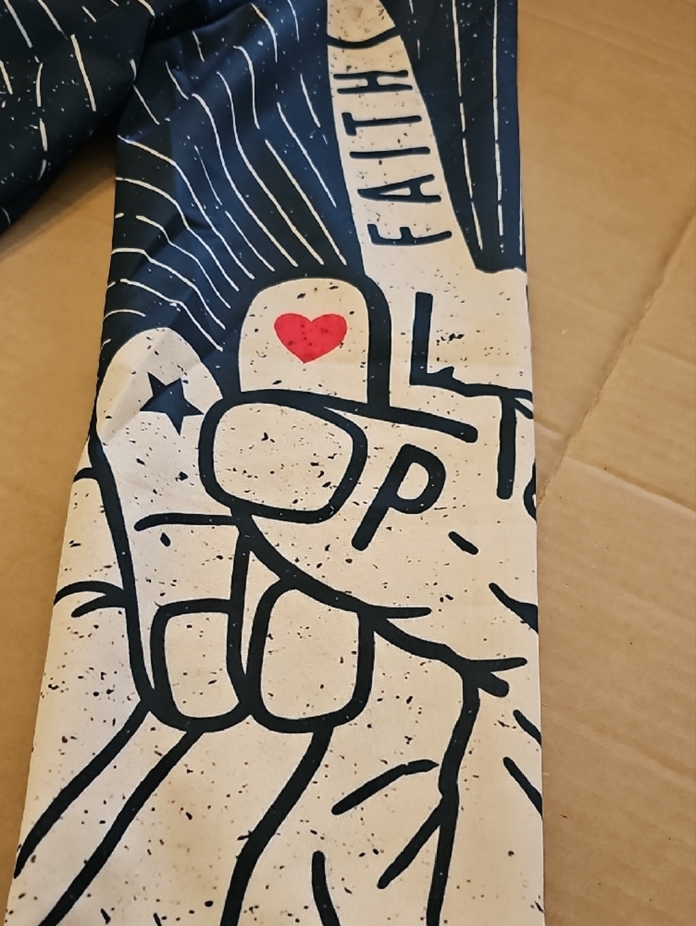 New 2XL Bomber Jacket Lightweight Positive Statement Love Hope Joy Unique - Picture 12 of 14